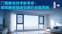 中国品牌门窗网(图1) 门窗著名品牌静音技术新革命:磁吸静音锁点引领行业新风尚